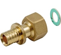 Прямое соединение Tiemme 16х3/4"В с накидной гайкой ASSIALPEX (латунь) 1710241