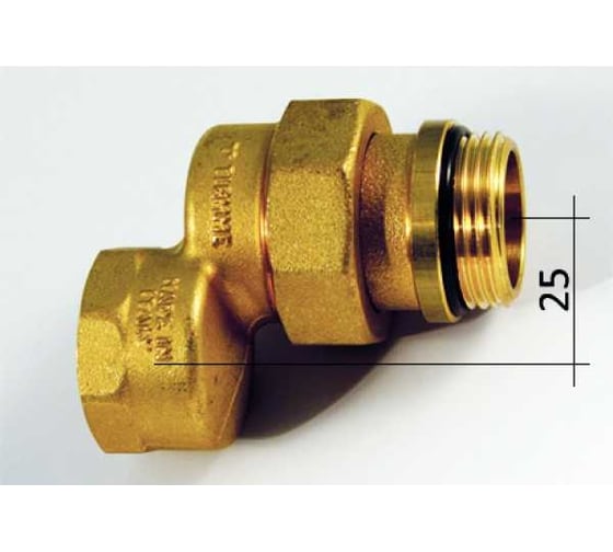 Коллекторный переход Tiemme 1" эксцентрический (смещ.25 мм) 1500672 / 1514G0606