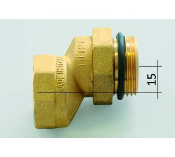 Коллекторный переход Tiemme 1" эксцентрический (смещ.15 мм) 1500444 / 1513G0606