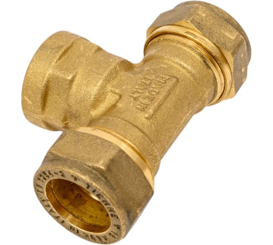 Тройник Tiemme переходной 18x1/2"Вx18 (обжим) 1100071/1109G180418