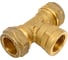 Тройник Tiemme переходной 18x1/2"Вx18 (обжим) 1100071/1109G180418 1