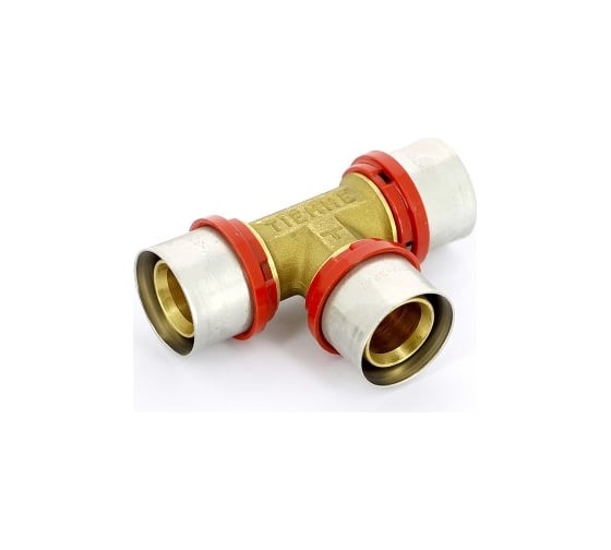 Тройник Tiemme 32x32x32 латунь (пресс) COMPACT 1660024/1657G323232CT 1