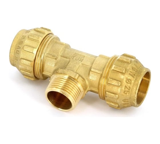 Тройник для полиэтиленовой трубы Tiemme 50x11/2"Нx50 3400086/3468G500850CR
