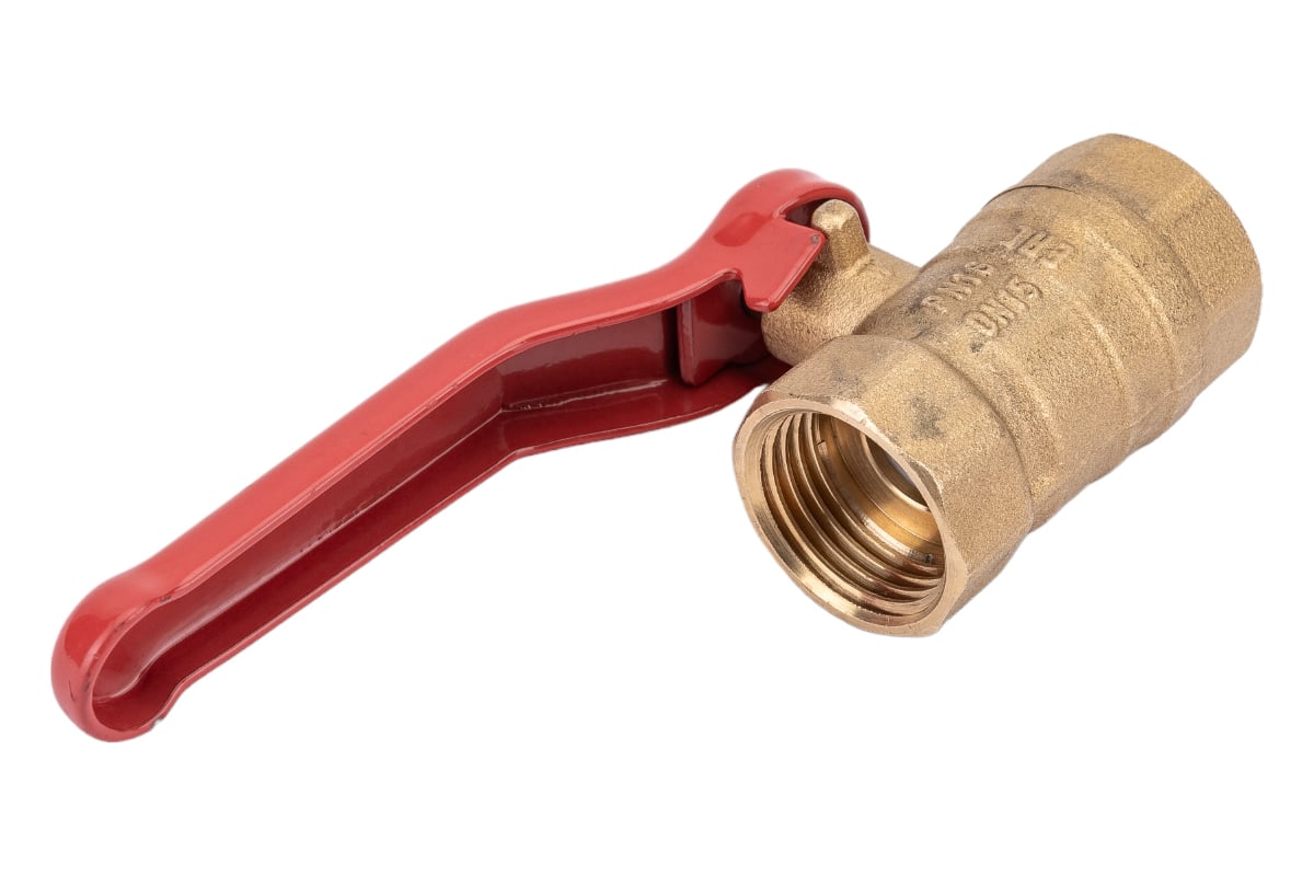 Шаровой полнопроходной кран DN.ru 11б27п1 ду15 ру16 латунь муфтовый ...