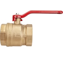 Кран шаровой полнопроходной DN.ru 11б27п1 Ду50 Ру16 латунь муфтовый (гайка-гайка), рычаг D160-00314