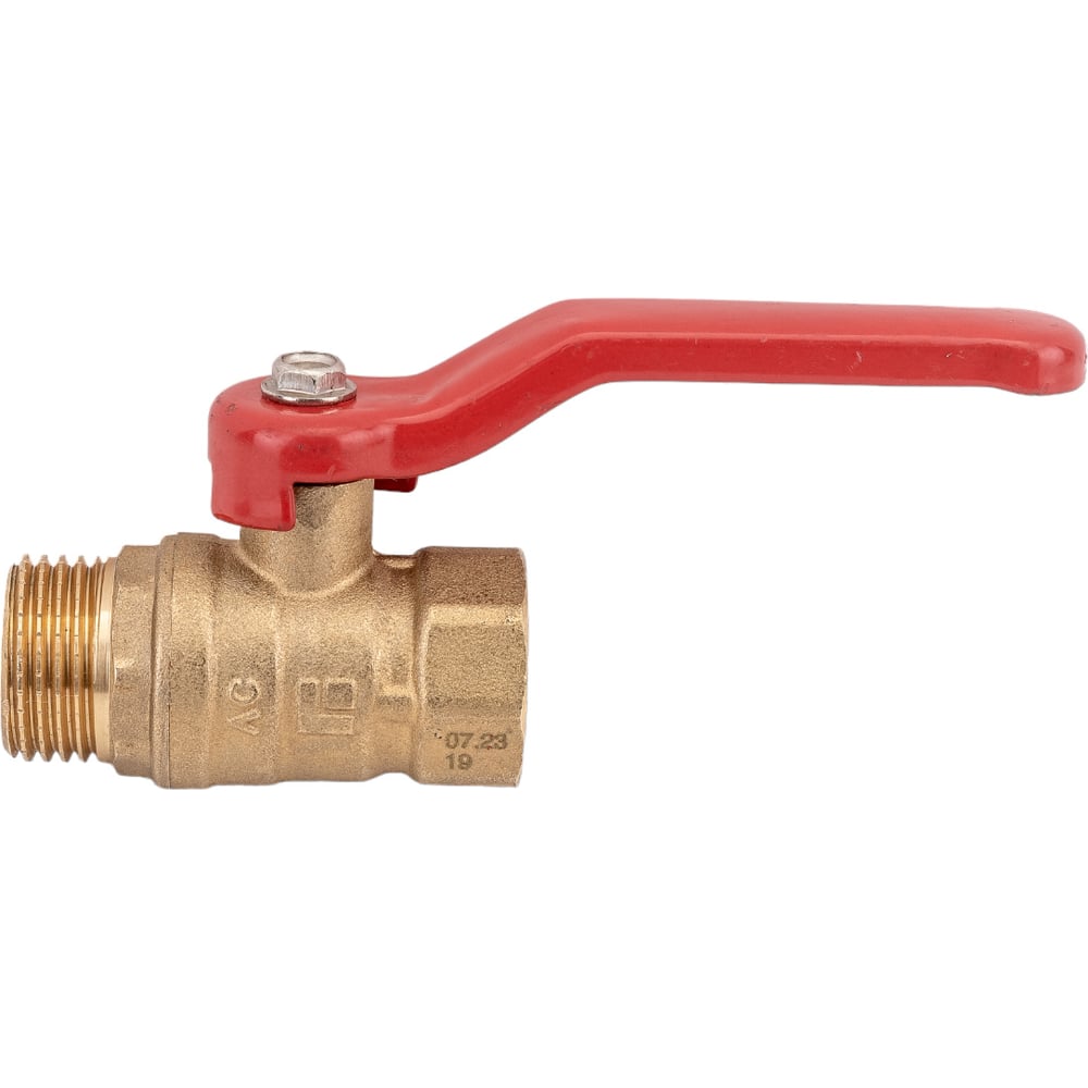 Шаровой полнопроходной кран DN.ru 11б27п1 ду15 ру16 латунь муфтовый ...
