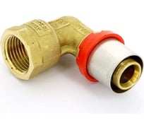 Угловое соединение Tiemme 16х1/2"В латунь (пресс) COMPACT 1660003 / 1655G001604CT
