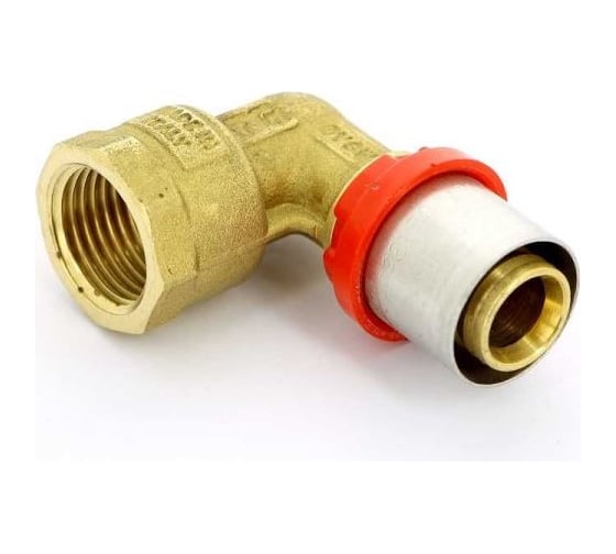 Угловое соединение Tiemme 16х1/2"В латунь (пресс) COMPACT 1660003 / 1655G001604CT
