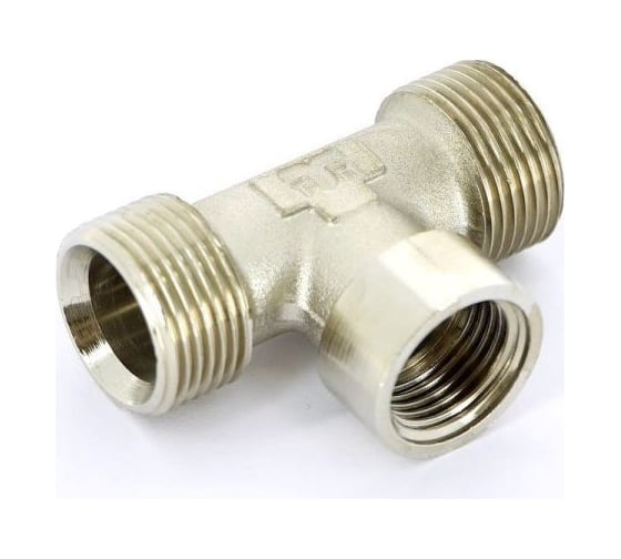 Тройник Tiemme 3/4"(18)х1/2"Вх3/4"(18) (евроконус) 1640026 / 1649N180418 1