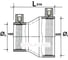 Электросварной переход OLFUSE pn16 sdr11 pe100 d225x160, 7729225160 4