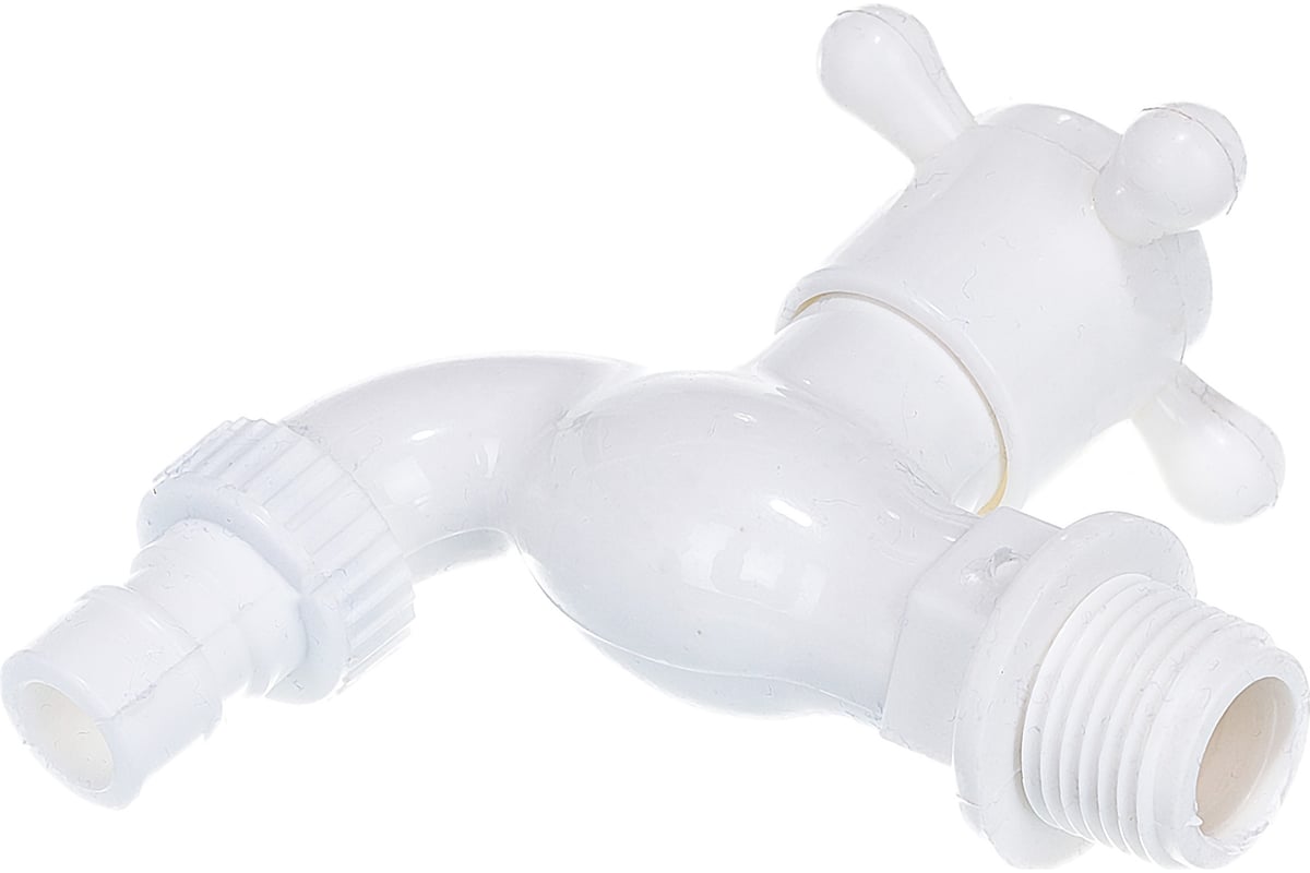 Водоразборный шаровой кран со штуцером MasterProf 1/2\", пластик ДС ...