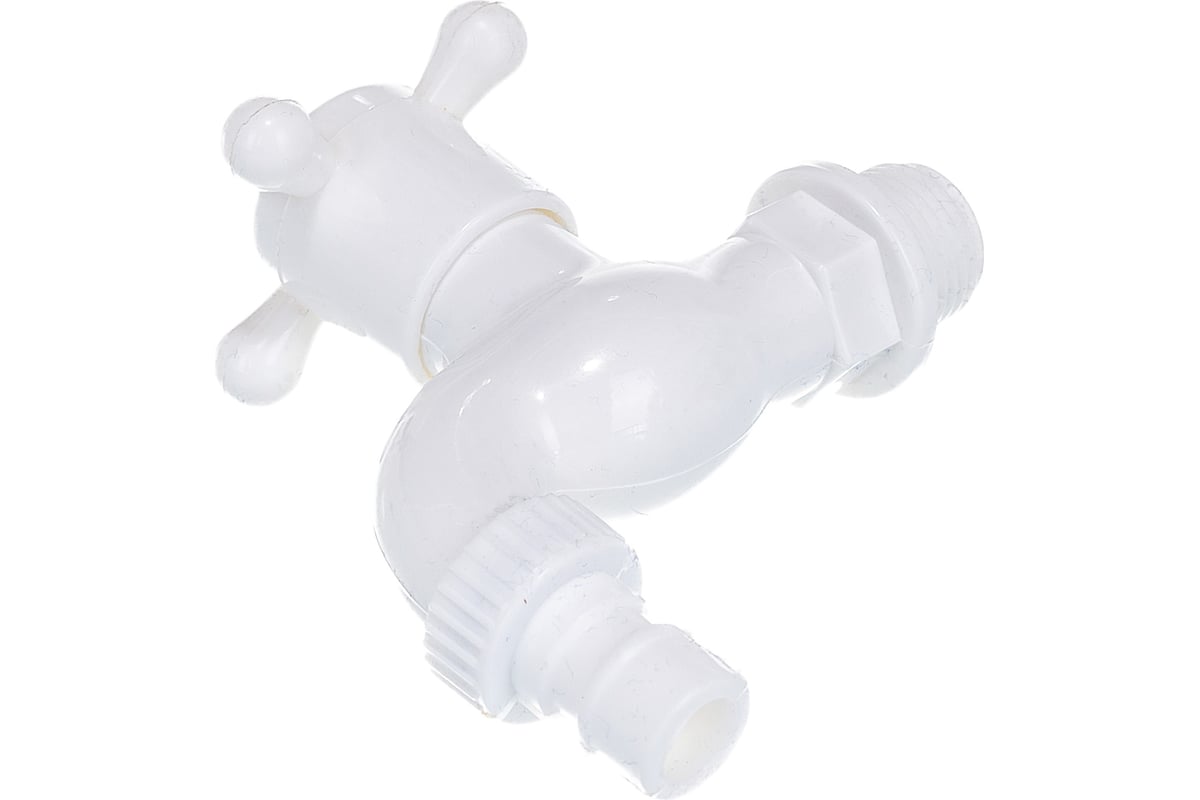 Водоразборный шаровой кран со штуцером MasterProf 1/2\", пластик ДС ...