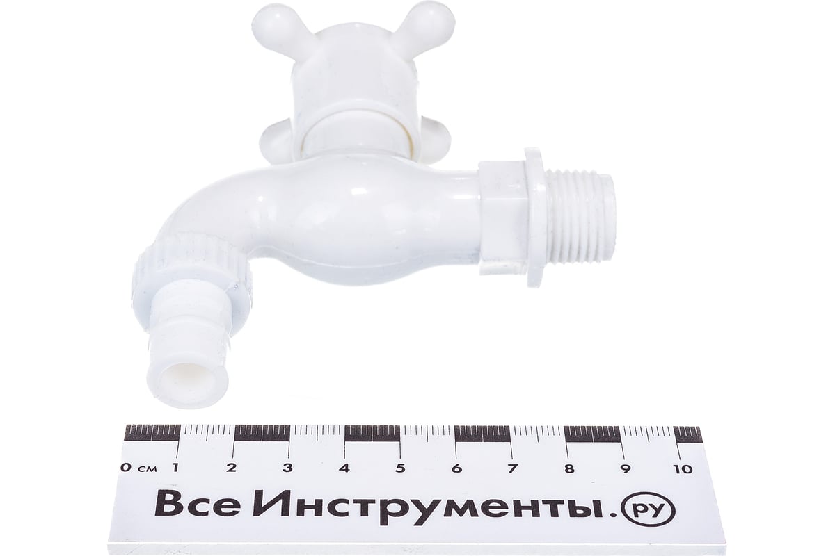 Водоразборный шаровой кран со штуцером MasterProf 1/2", пластик ДС ...