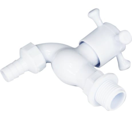 Водоразборный шаровой кран со штуцером MasterProf 1/2", пластик ДС.060141.ИМ