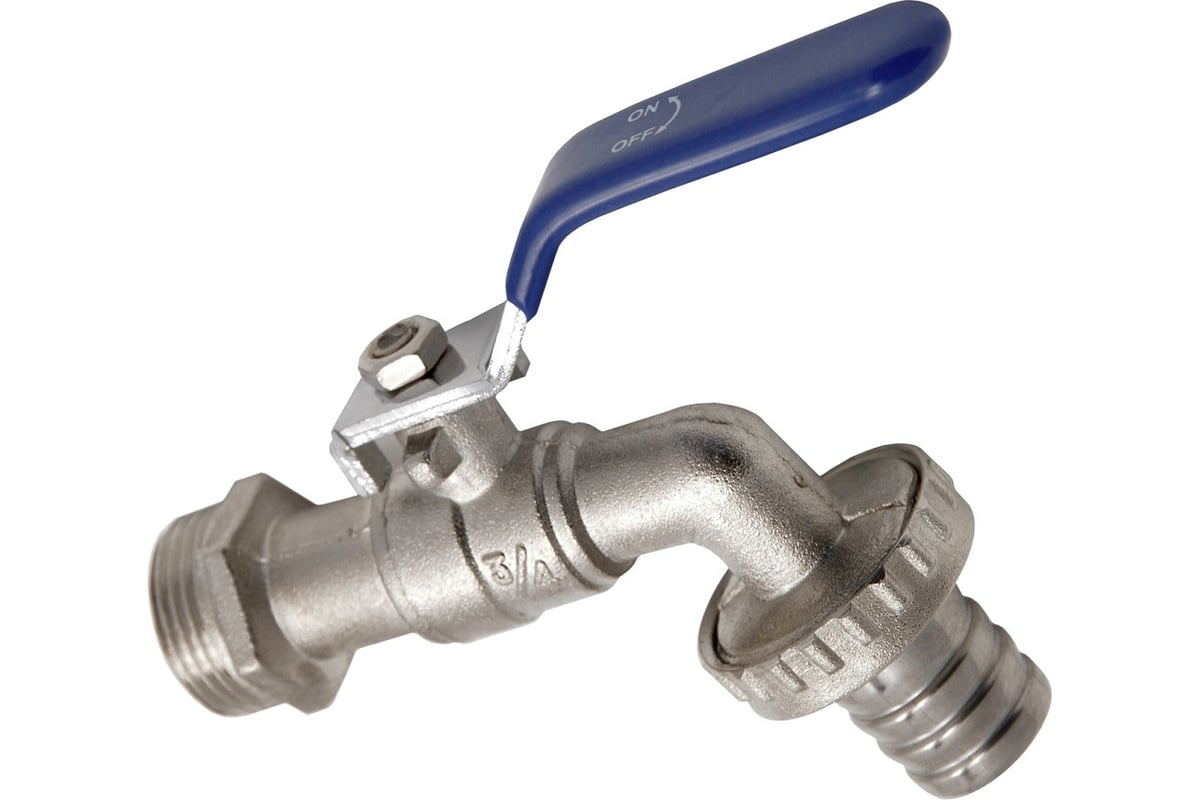 Шаровый водоразборный кран со штуцером MasterProf 3/4\", ручка ДС.020048 ...