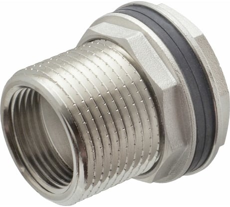 Штуцер врезка в бак с прокладкой MasterProf 1", латунь ДС.020010