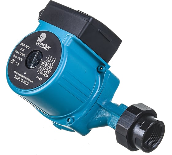 Циркуляционный насос Wester WCP 25-60G с гайками 0-18-0030