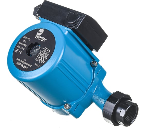 Циркуляционный насос Wester WCP 25-80G с гайками 0-18-0050