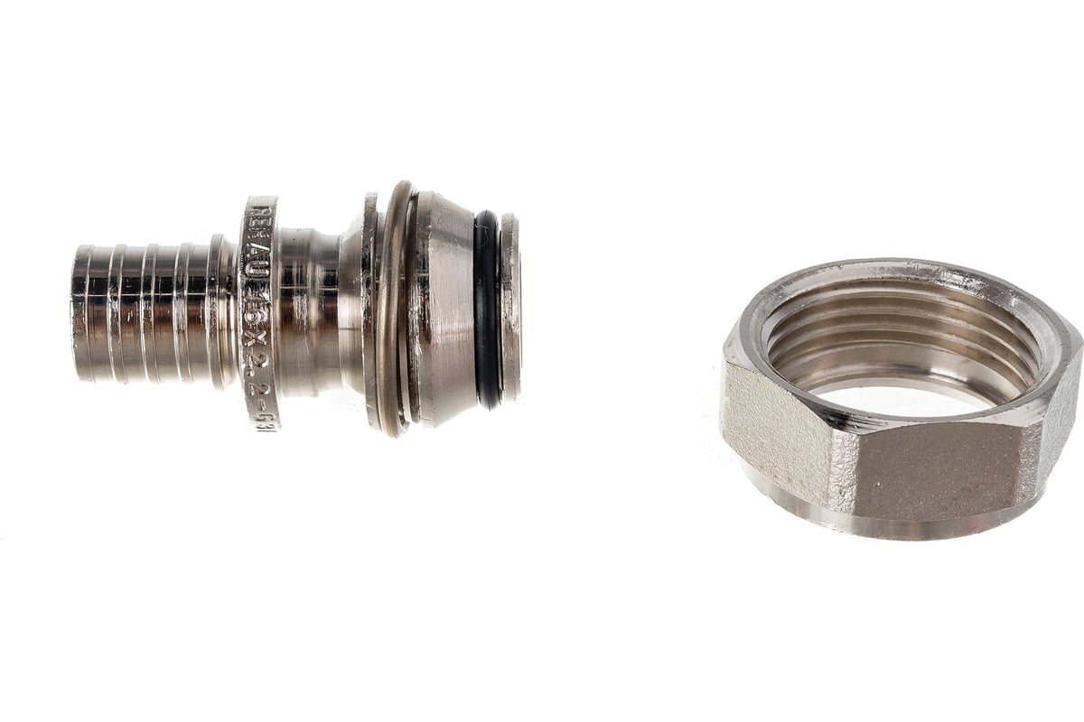 Переходник Rehau НГ 16 3/4 никелированная DZR латунь на евроконус ...