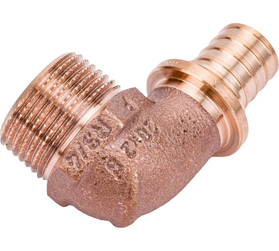 Угольник-переходник Rehau Н 20 3/4 бронза RX+ 14563491001