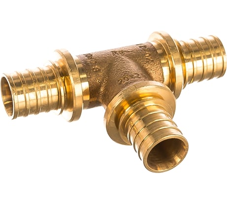 Равнопроходной тройник Rehau 20 20 20 бронза RX 13777261001