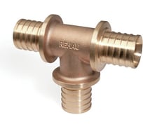 Равнопроходной тройник Rehau 63 63 63 бронза RX 11371651001 13660021001