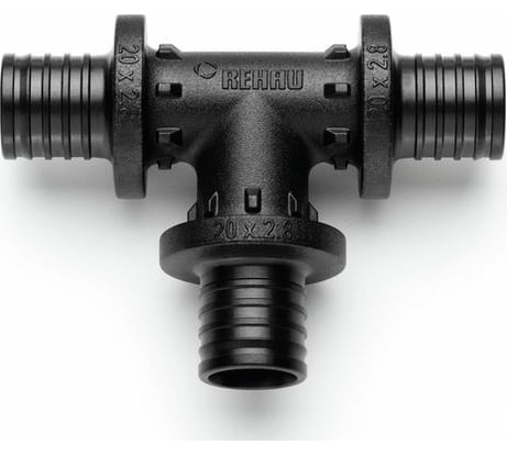 Равнопроходной тройник Rehau 25 25 25 PPSU полифенилсульфон PX 11600331001