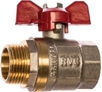 Шаровый усиленный кран RVC 3/4" в/н бант ИС.080155