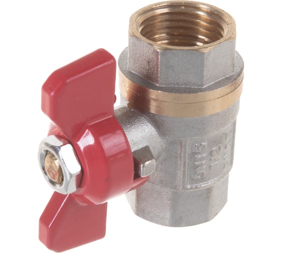 Шаровой усиленный кран RVC 1/2" в/в бант ИС.080151