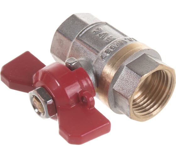 Шаровой усиленный кран RVC 1/2" в/в бант ИС.080151