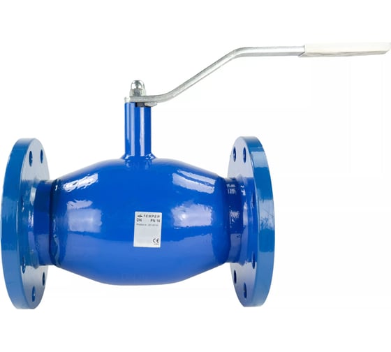 Шаровой кран TEMPER 283 Ду40 Ру40 стандартнопроходной фланцевый стальной D160-05769