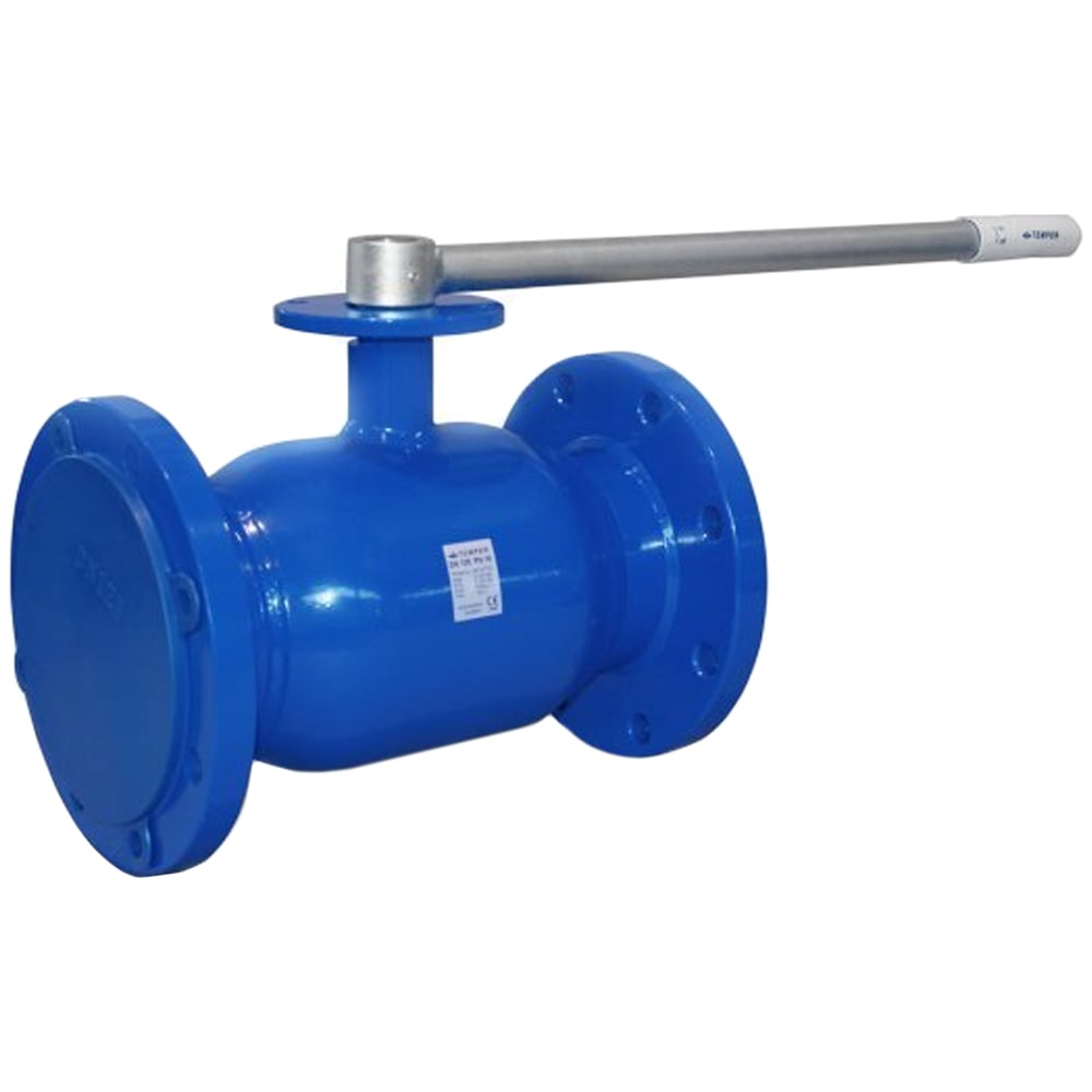 Шаровой кран TEMPER 283 Ду150 Ру16 фланцевый стальной, фланец под ...