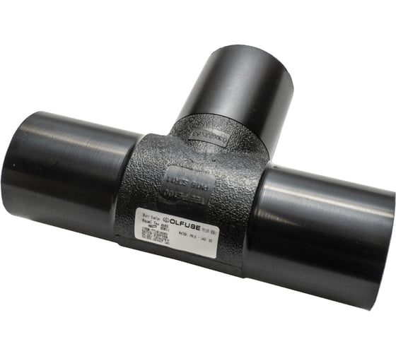 Тройник OLFUSE литой 90 tee pn16 sdr11 pe100 d90, 771816090