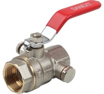Шаровый кран SANEXT ГОСТ, PN40, для подключения импульсной трубки SM Ду 40, ВР 1 1/2" 6305