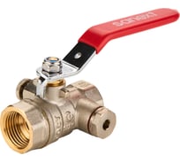 Шаровый кран SANEXT ГОСТ, PN40, для подключения импульсной трубки SM Ду 15, ВР 1/2" 6301