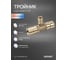 Тройник латунный SANEXT 25х16х25мм Lite 46335 2