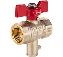 Шаровый кран SANEXT ГОСТ, PN40, для термодатчика Ду 15, ВР 1/2" 5905