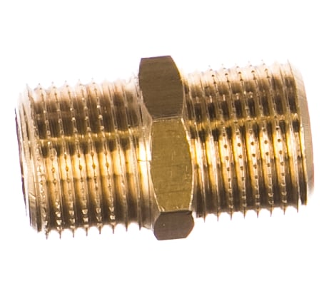 Равнопроходной ниппель ELSEN НН 3/8 3/8 латунь EBF15.38