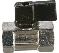 Шаровой кран ELSEN MINI прямой 3/8 3/8 ВВ ручка-бабочка EV92.3838