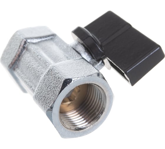 Шаровой кран ELSEN MINI прямой 3/8 3/8 ВВ ручка-бабочка EV92.3838