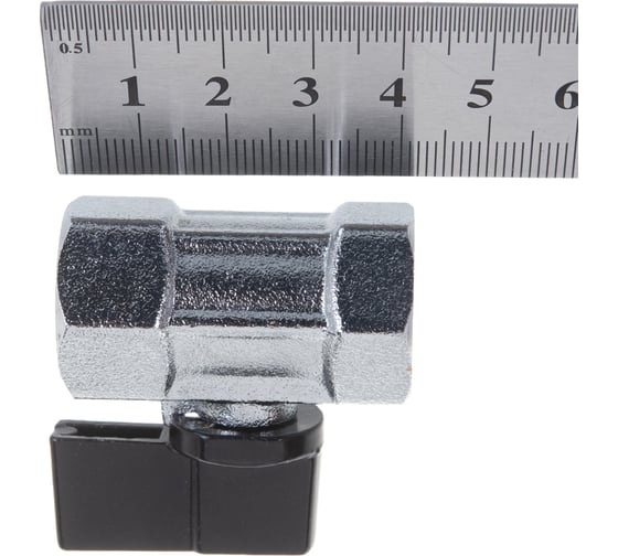 Шаровой кран ELSEN MINI прямой 3/8 3/8 ВВ ручка-бабочка EV92.3838