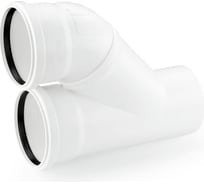 Отвод Rehau 110 PP полипропилен параллельный ст.арт. 11205641002 11205641003