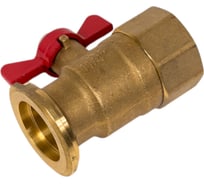 Запорный шаровой кран из латуни Meibes FL х ВР 1 1/4 с фланцем M61840