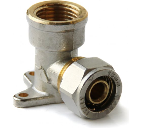 Угольник PRO AQUA с креплениями ВР 16x1/2 K22-16-F15b 1