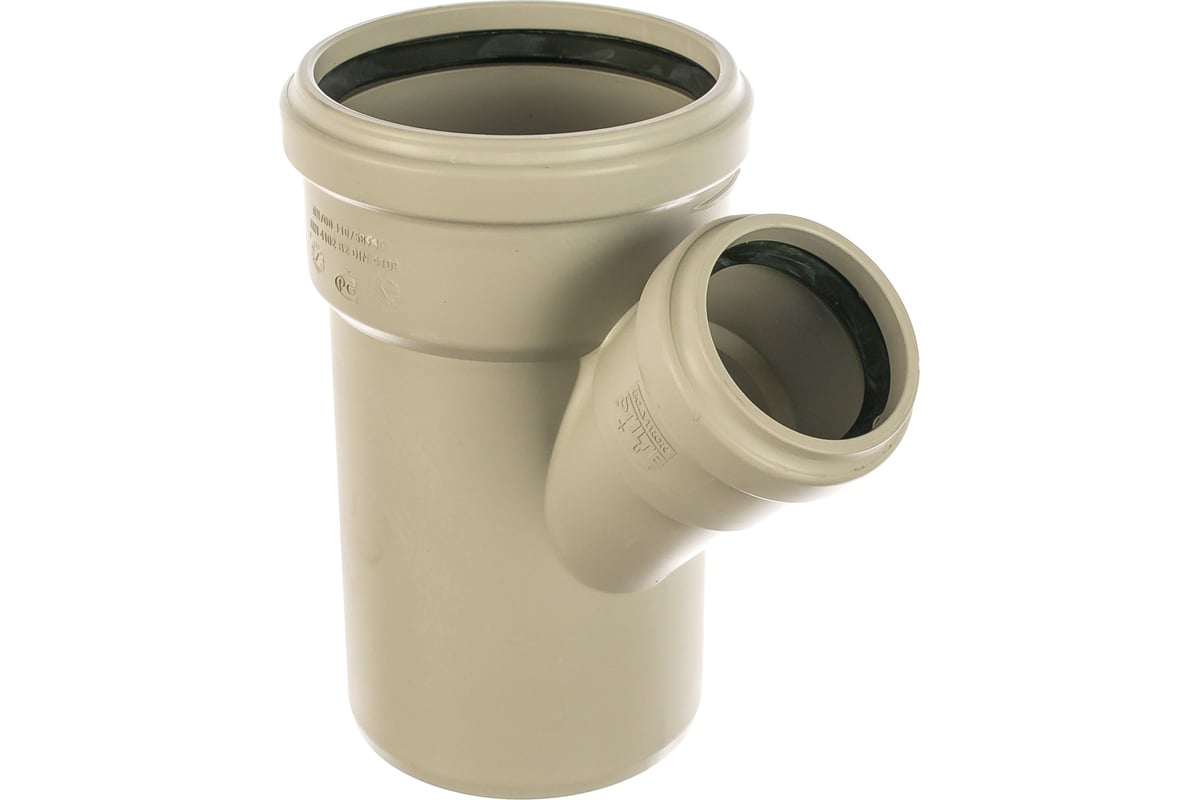 Тройник Бесшумная канализация PRO AQUA STILTE PLUS 110x58/45 ...