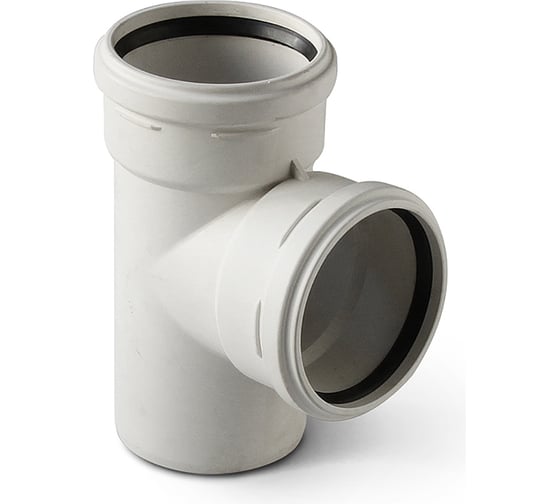 Тройник Бесшумная канализация PRO AQUA STILTE PLUS 110x110/87,5 STPL2011011087 1