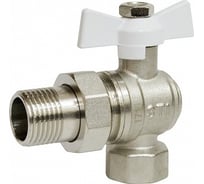 Шаровой кран STI накидная гайка, 20, бабочка, угловой ТТ000014629