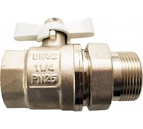 Шаровой кран STI накидная гайка, 32, бабочка Т0000000643