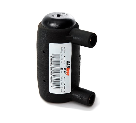 Электросварная заглушка SABfuse SDR11 PN16 PE100 D25 8033025000