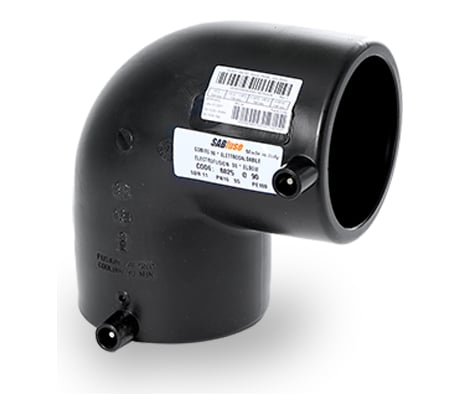 Электросварной отвод SABfuse 90 SDR11 PN16 PE100 D40 8025040000